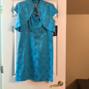 Turquoise Dress and Bolero NWT